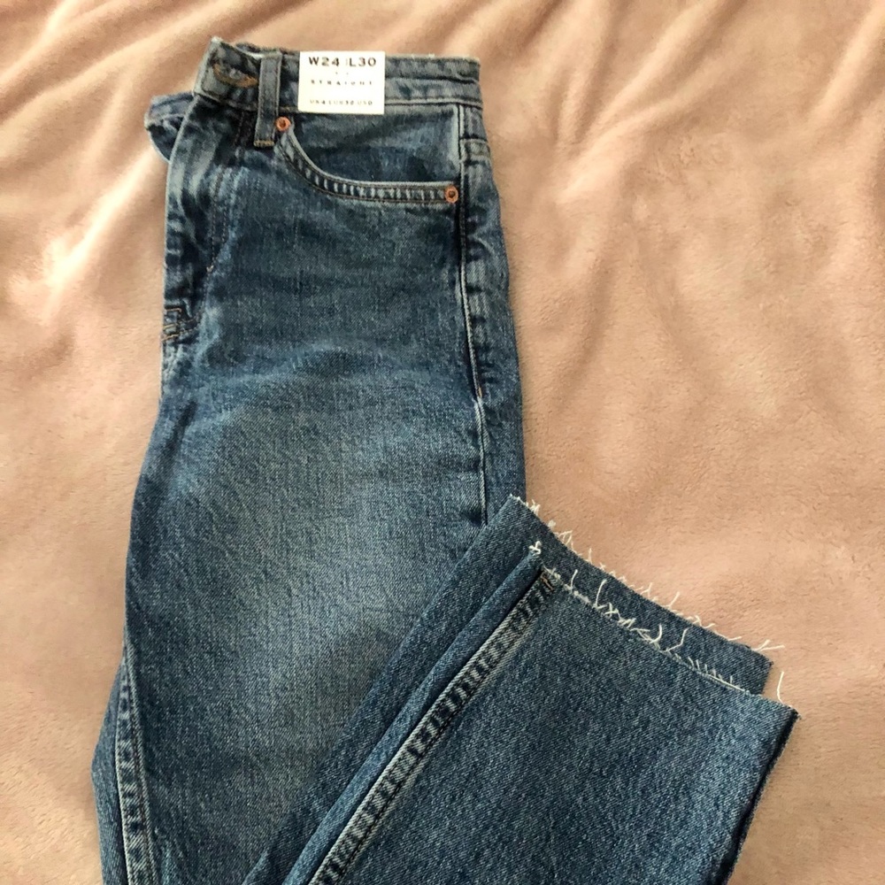 Topshop Straight Jeans